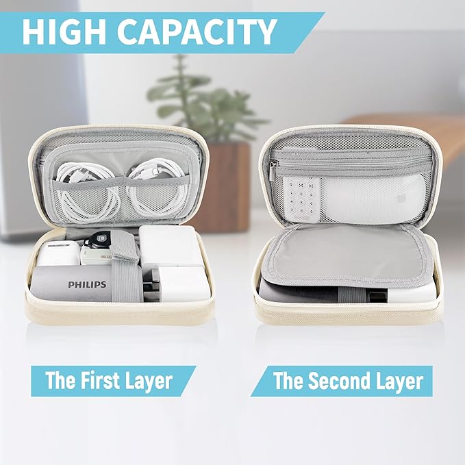 Electronics Travel Organizer, Portable Waterproof Electronic Travel Storage Bag - Image 6