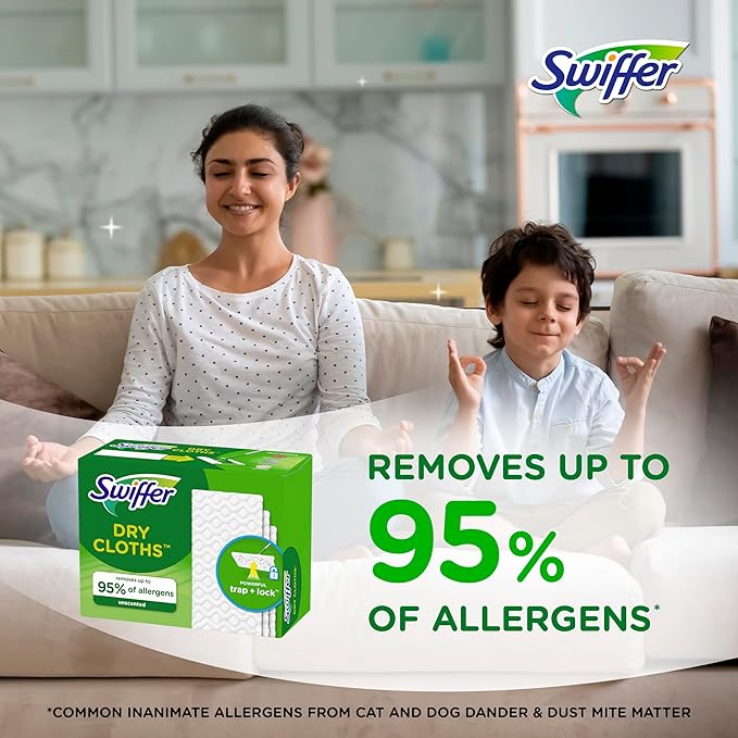 Swiffer Sweep + Mop, Dry Pads Refill, Floor Cleaner - Image 5