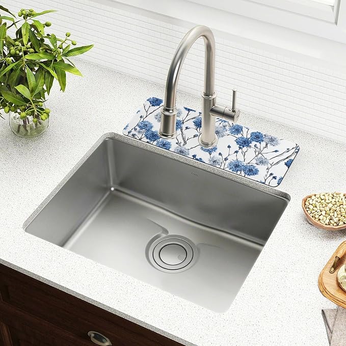Kitchen Sink Splash Guard 1 PC 30 Inch Sink Faucet Mat Splash Guard - Image 6