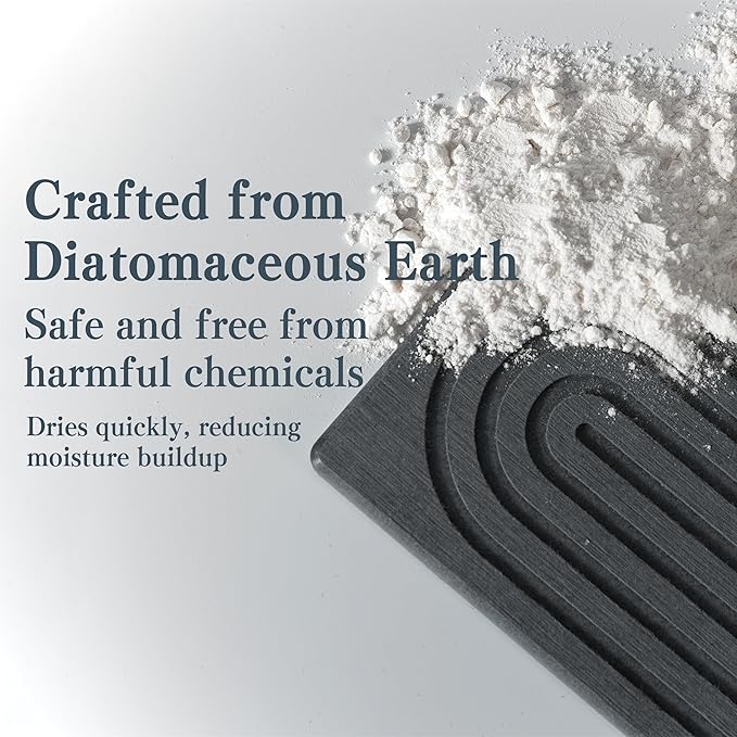 Stone Faucet Mat for Kitchen Sink, Quick Drying Mats, Water Absorbing Guard & - Image 2