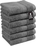 Grey Hand Towels for Bathroom by LaneLinen