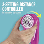 Conair Fabric Shaver and Lint Remover, Battery Operated Portable Fabric Shaver - Image 3