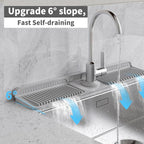 WAFT YEARN 24X5 Inch Silicone Durable Faucet Mat Kitchen Sink Splash Guard - Image 3