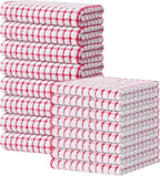 Kitinjoy Cotton 16 Pack Kitchen Towels and Dishcloths Sets, 16 x 25 Inch & 12 X by Kitinjoy