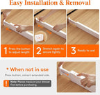 Lifewit 5 Pack 2.36" High Drawer Dividers 28-43.5cm/11-17" Adjustable Drawer - Image 4