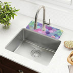 Kitchen Sink Splash Guard 2 PCS 14.7 Inch Sink Faucet Mat Splash Guard - Image 6