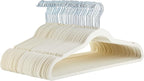 Amazon Basics Slim Velvet Non-Slip Space Saving Suit Clothes Hangers by AmazonBasics