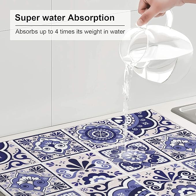 Talavera Mexican Tiles Dish Drying Mats - Image 5