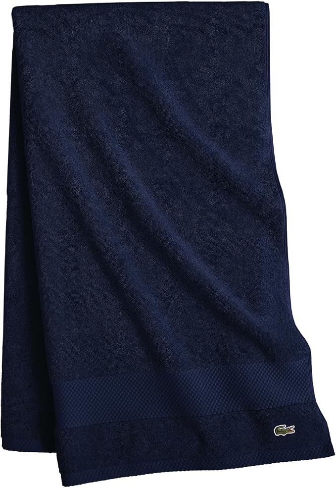 Lacoste Heritage 100% Supima Cotton Bath Towel, Premium Super Soft Bath Towel by LACOSTE