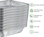 GrillChef Aluminum Foil Pans, Disposable 9x13 Baking Pans, 30 Pack Tin Foil - Image 6