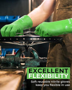HANDLANDY Chemical Gloves, Heavy Duty Cleaning Gloves - Image 4