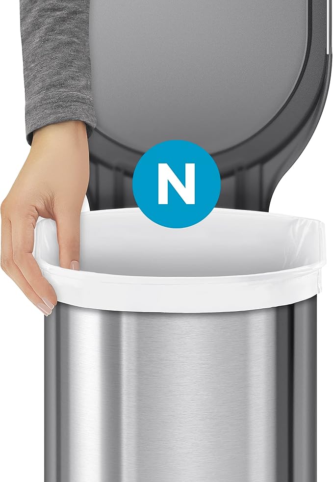 simplehuman Code N 60 Count, Dispenser Pack Custom Fit Liners, Drawstring Trash - Image 4