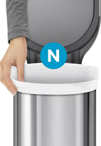 simplehuman Code N 60 Count, Dispenser Pack Custom Fit Liners, Drawstring Trash - Image 4