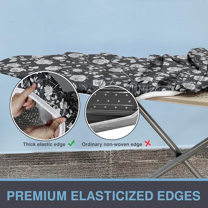 Ironing Board Cover and Pad, Standard Size 15x54, Thick Padding, Elastic Edge - Image 8