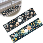 Bimkole 2 PCS Faucet Absorbent Mat, Kitchen Faucet Sink Splash Guard Wraparound by Bimkole