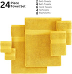 LANE LINEN 100% Cotton Bath Towels Set - Image 5
