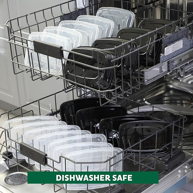 Freshware Meal Prep Containers 15 Count Compartment Food Storage Containers - Image 7