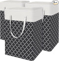 BlissTotes 3-Pack Laundry Basket, Freestanding＆Waterproof Laundry Hamper by BlissTotes