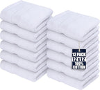 Utopia Towels 12 Pack Premium Wash Cloths Set, 12 by 12 Inches, 100% Cotton by UTOPIATOWELS