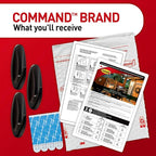 Command Outdoor Large Bronze Hooks, Holds 5 lb, 3 Hooks 4 Strips, Damage-Free - Image 7
