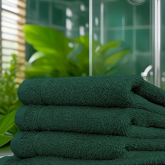 Tens Towels Pack of 12 Washcloths, 12 x 12 Inches, Lighter Weight, Quick to Dry - Image 5