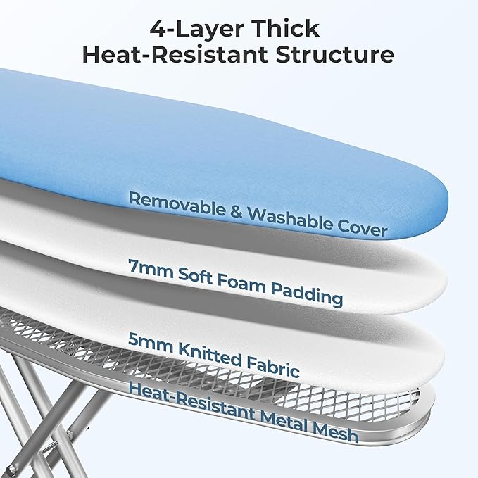 Yaheetech Foldable Ironing Board, Heavy Duty Iron Board - Image 4