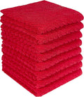 Bumble Towels Premium Kitchen Dish Cloths | 8 Pack | Diagonal Deluxe Dish Cloth by BumbleTowels