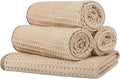 HOMEXCEL 4 Pack Gym Towels, Microfiber Yoga Towels by HOMEXCEL