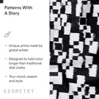 GEOMETRY Dishcloth – Evergreen Collection – Quick-Dry, Ultra-Absorbent - Image 5