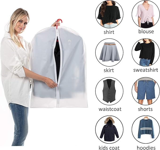 6 Pack Short Garment Bags - Image 4
