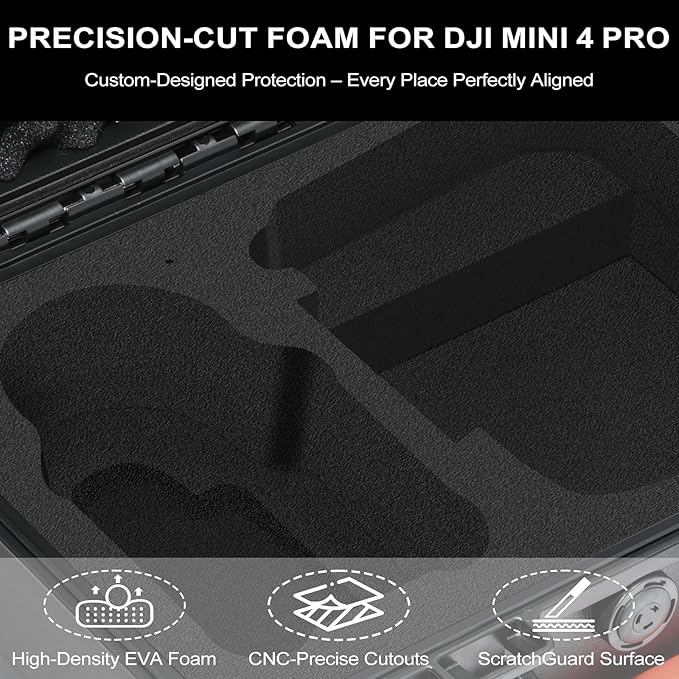Hard Case for DJI Mini 3 Pro: IP67 Waterproof Carrying Cases for Mini 4/3 Pro/3 - Image 5