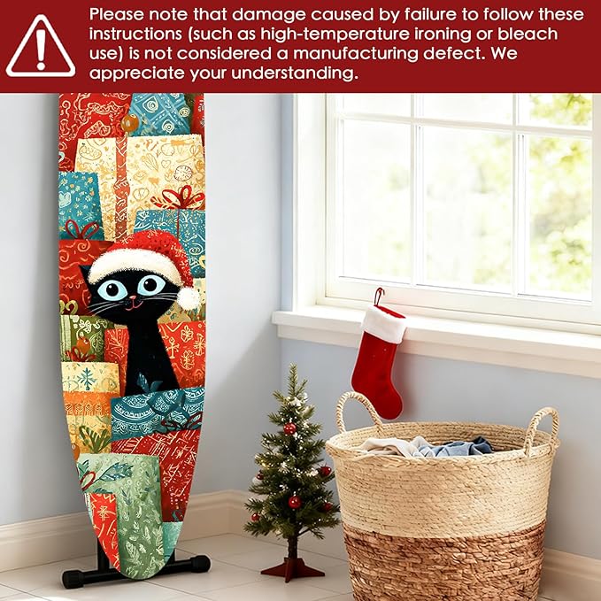 Nuxovilar Ironing Board Covers Black Cat - Image 6