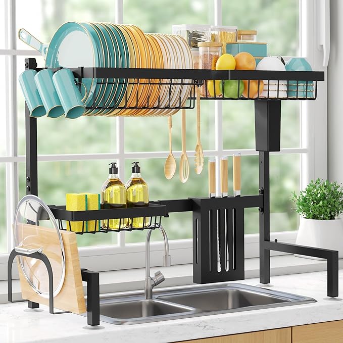 Over The Sink Dish Drying Rack by Sakugi