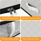 StorageRight Under Bed Storage Bins, Breathable Organizer - Image 3