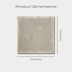 Luxury Silver-Infused Beige Washcloths 4-Pack, 12.9"x12.9" - Image 6