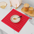 Mordimy 100% Cotton Terry Cloth Dish Cloths, Soft and Absorbent Checkered Dish - Image 8