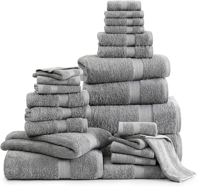 LANE LINEN Luxury 24 PCs Bath Towels Set - Image 2