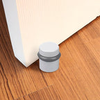 Design House Modern Cylindrical Door Stop – White Floor Rubber Bumper - Image 7