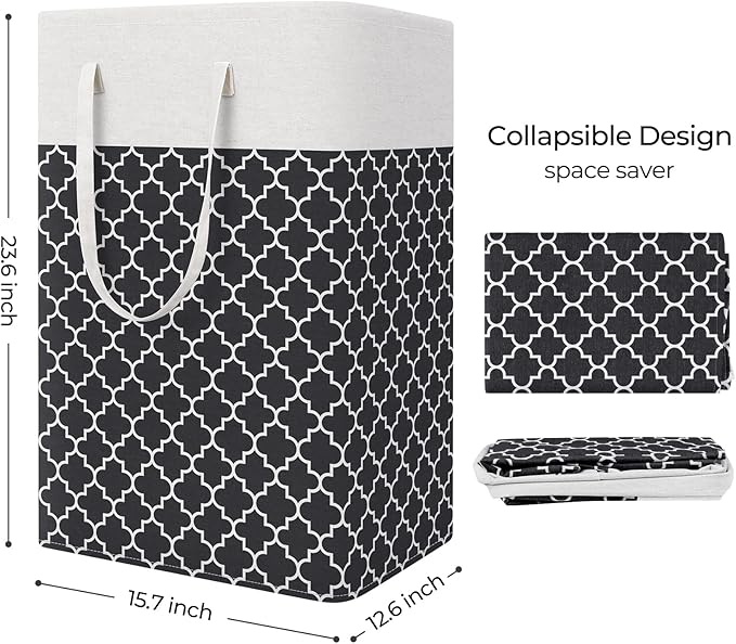 StorageRight Laundry Basket Hamper Large Collapsible Laundry Hamper - Image 2