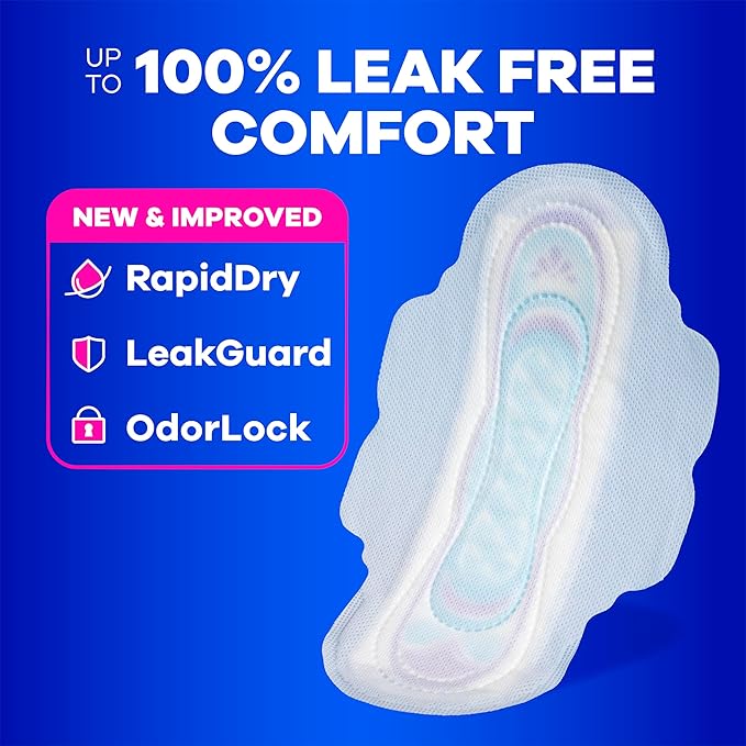 Always Ultra Thin Pads with Wings, Size 2, Long Super - Image 2