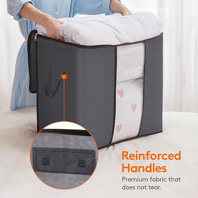 Lifewit Clothes Storage Bag 90L Large Capacity Organizer - Image 3