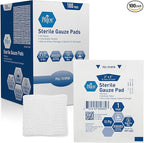 MED PRIDE Sterile Nonstick Gauze Dressing Pads, 12-Ply Cotton, Highly Absorbent by MEDPRIDE