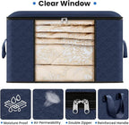 Fab totes Storage Bags, Clothes Blanket Storage Bins Foldable Closet Organizers - Image 4