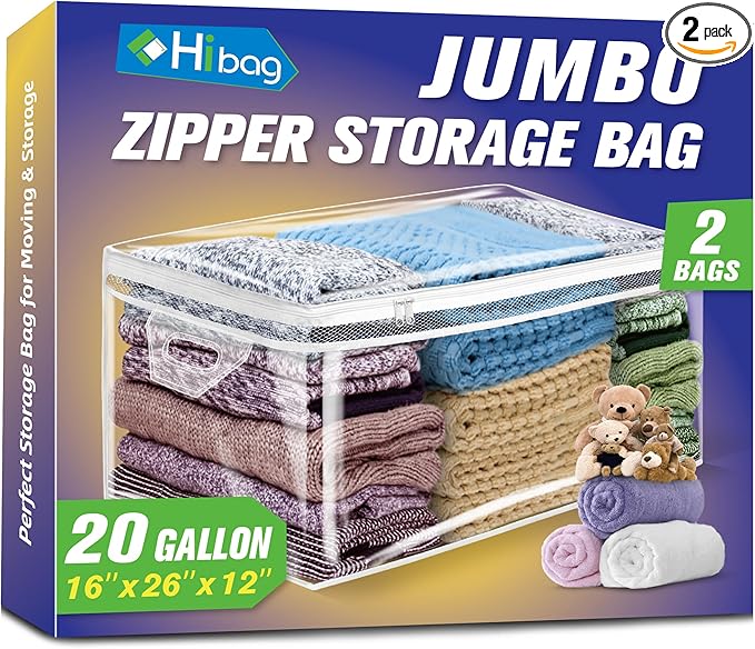 HIBAG 20 Gallon Large Storage Bag by HIBAG