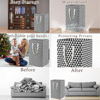 75L Waterproof Laundry Hamper Collapsible Laundry Basket Cotton Handle Laundry - Image 3