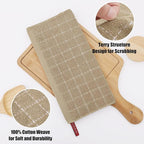 Homaxy 100% Cotton Terry Kitchen Dish Cloths, Ultra Soft and Absorbent Dish - Image 8