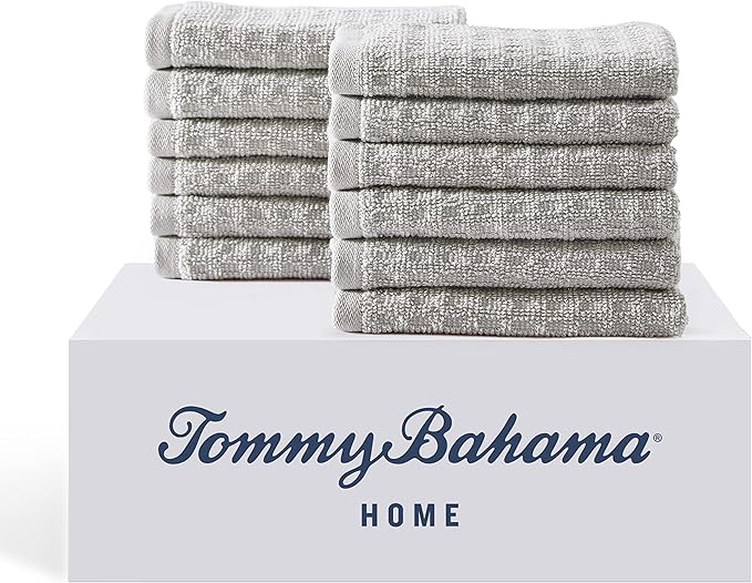 Tommy Bahama - Washcloths, Soft & Absorbent Cotton Towels, Low Linting & Fade by TommyBahama