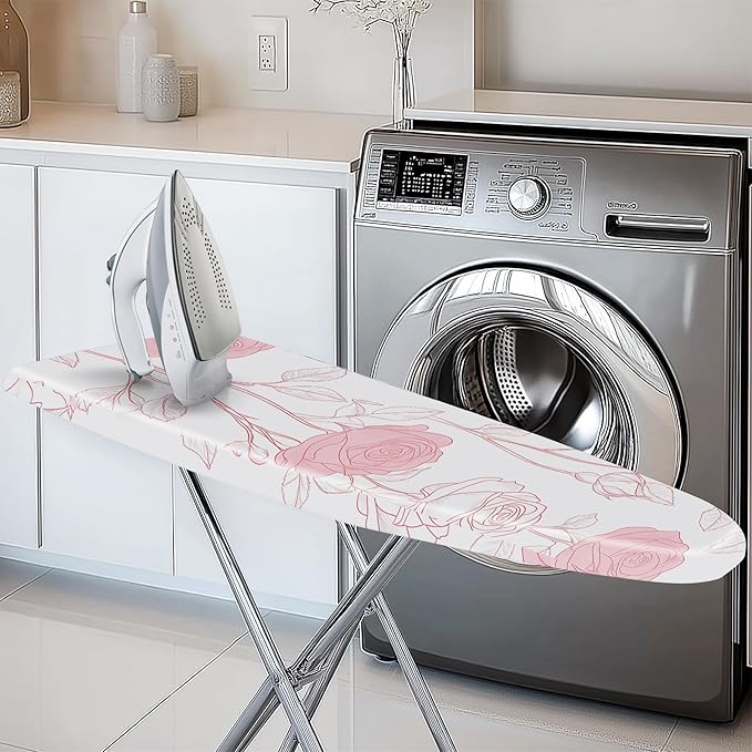Floral Ironing Board Cover 17.7"x49", Standard Size Iron Board Covers - Image 6