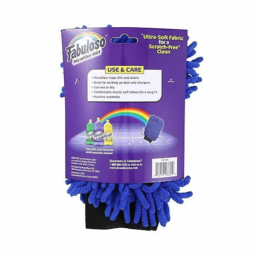 Fabuloso Microfiber Cleaning Mitt Glove, Lint-Free Scratch-Free Dusting and - Image 6