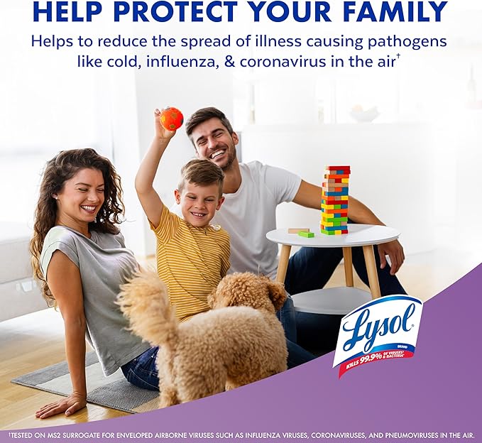 Lysol Air Sanitizer Spray with Bacterial Odor Eliminator - Image 7